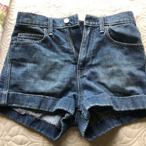 High Waisted Gap Denim Jean Shorts 24p